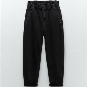 Back Zara Paperbag jeans